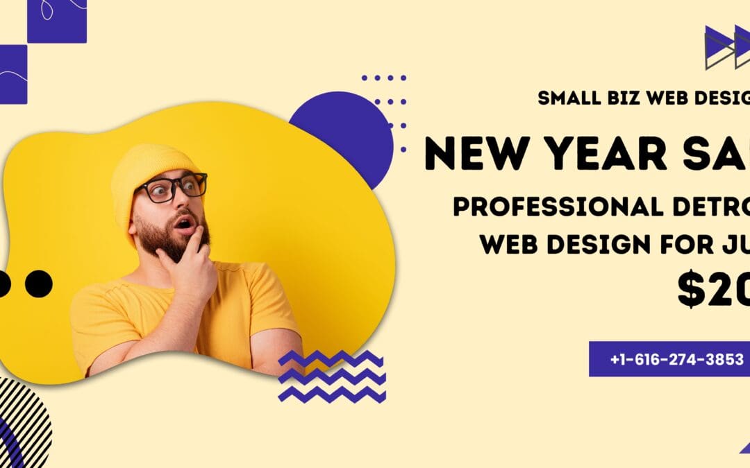 Professional Detroit Web Design for Just $200 – New Year Offer!